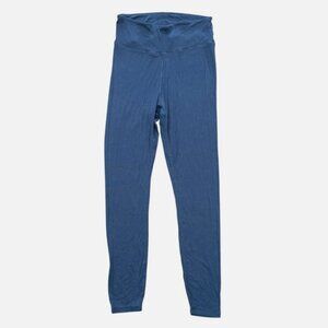 NEW IVL Collective Women's Medium Butter Knit Blue Lounge Hi-Rise Moonlight Pant